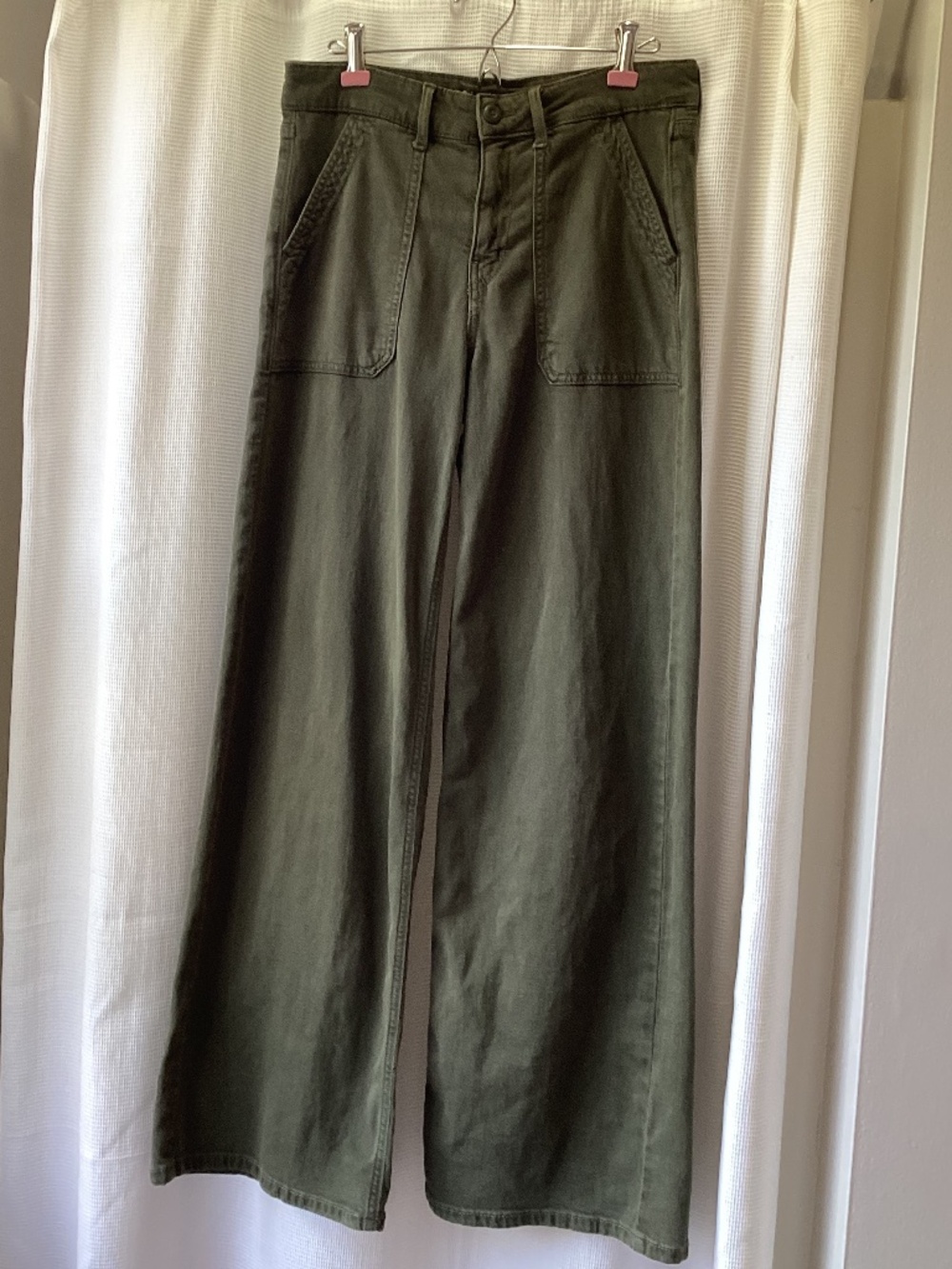 American Eagle Super High Rise Wide Leg Baggy Jean